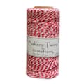 Hemptique Bakers Twine Spool, Red/White